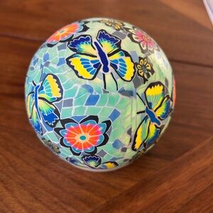 Colorful Butterfly Mosaic Sphere